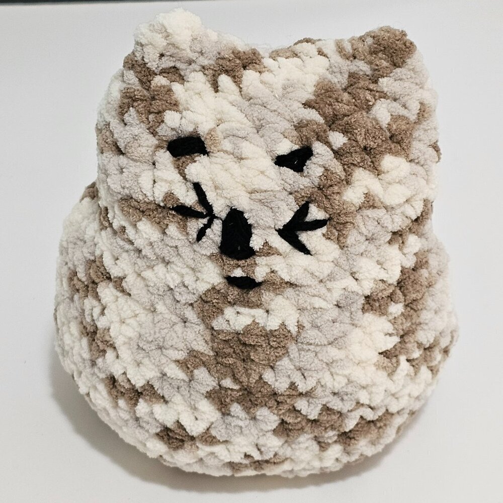 Soft Cuddly Chubby Crochet Cat